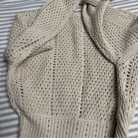 Aritzia Wilfred Crochet Caraway Cardigan Size S - Picture 7 of 14